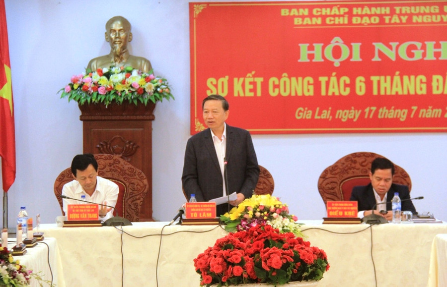 Thượng tướng Tô Lâm kết luận hội nghị