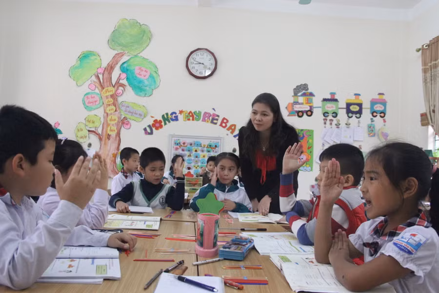 GV dạy giỏi là cả quá trình, không phải chỉ là 1 tiết “trình diễn”. Ảnh: Sỹ Điền