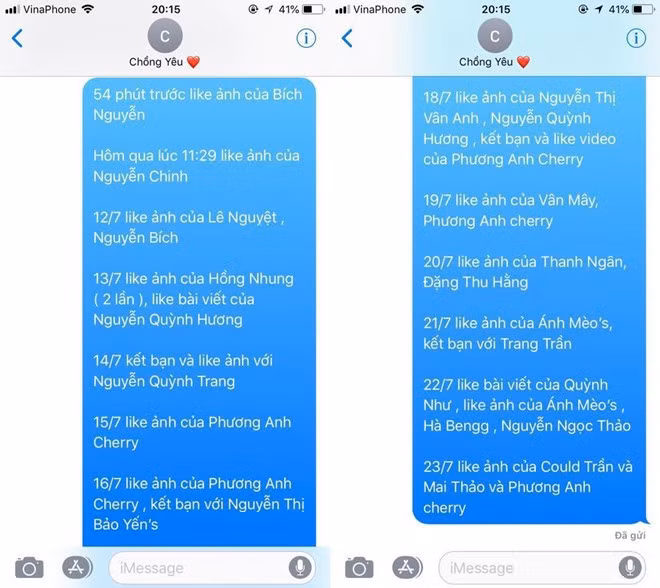 vo bi “conan nhap” dung ca thanh xuan soi tung nut like, tim tung ke ho vi lo chong ngoai tinh hinh anh 3