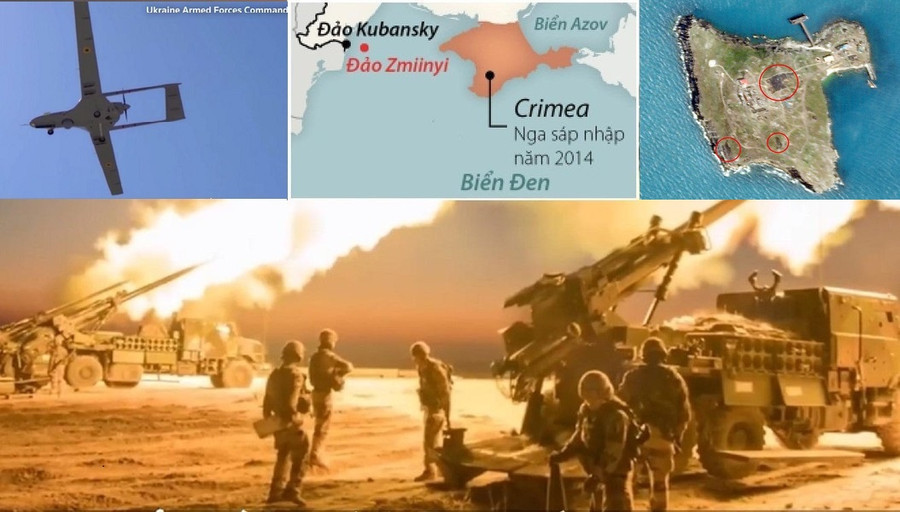 Quân đội Ukraine đã buộc Nga phải rút quân khỏi đảo Rắn vào tháng 6/2022