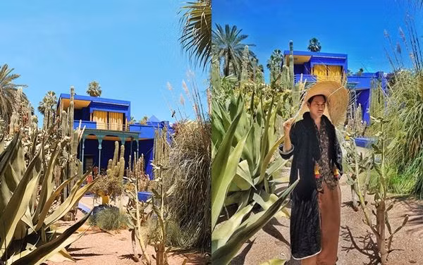 Có lẽ vùng đất mới sẽ tạo ra nhiều cảm hứng mới cho cả hai anh chàng khi cùng nhau pose dáng tại vương quốc của xứ cây chịu hạn.