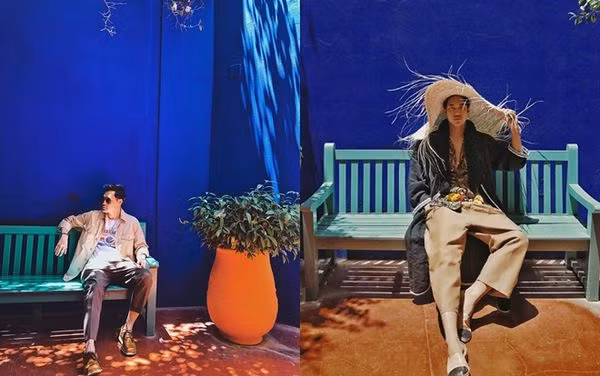 Cả hai thay phiên đóng vai nhiếp ảnh gia cho đối phương để chụp hình