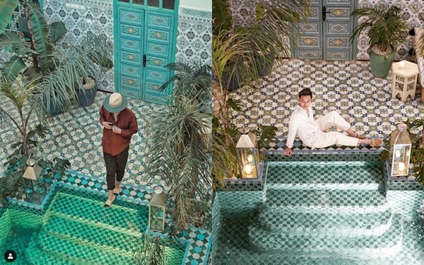 Quang Vinh và Lý Quí Khánh công khai hẹn hò? ảnh 2 Quang Vinh và Lý Quí Khánh đều được sinh ra trong gia đình bề thế nên việc chọn cho mình khu nghỉ dưỡng dừng chân long lanh như trong hình là điều dễ hiểu.