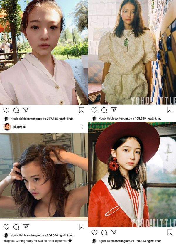 Mẫu nhí Ella Gross là ai mà khiến Sơn Tùng M-TP "thả tim" miệt mài trên Instagram ảnh 12 … bảo sao Sơn Tùng M-TP không miệt mài “thả tim”.