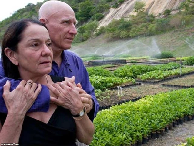 Ông Sebastião Salgado và vợ - bà Lélia