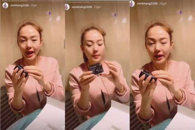 Sau chiếc cằm tai tiếng, Minh Hằng bị nghi vấn căng da mặt ảnh 2 Sau chiếc cằm tai tiếng, Minh Hằng bị nghi vấn căng da mặt ảnh 2