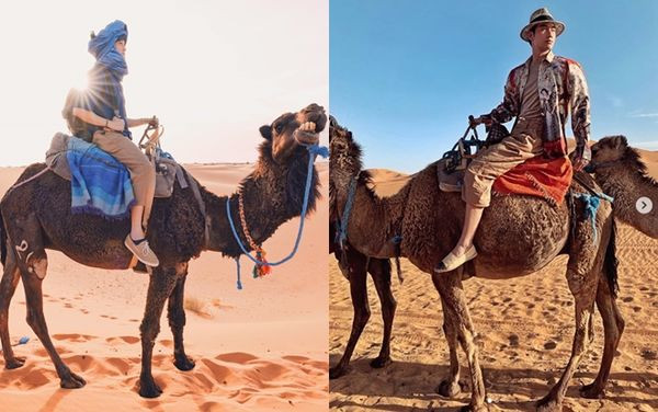 Quang Vinh và Lý Quí Khánh công khai hẹn hò? ảnh 3 Không tag tên nhau trên mạng xã hội nhưng fans dễ dàng nhận ra họ cùng nhau trong một chuyến du lịch khám phá dài ngày.