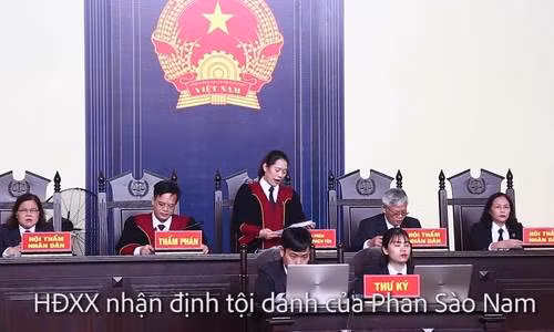 HĐXX nhận định tội danh Phan Sào Nam