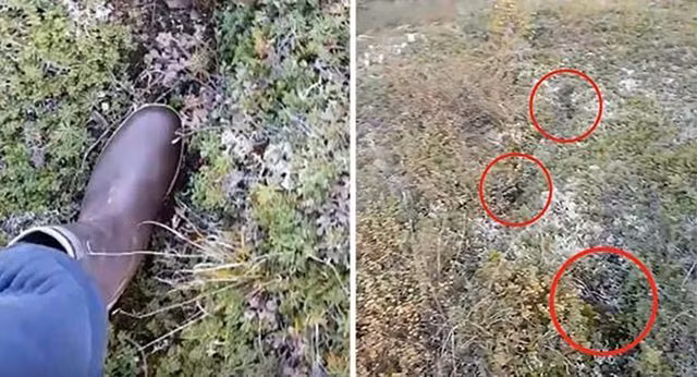 Hàng loạt dấu chân khổng lồ kì lạ xuất hiện tại Mỹ - 1