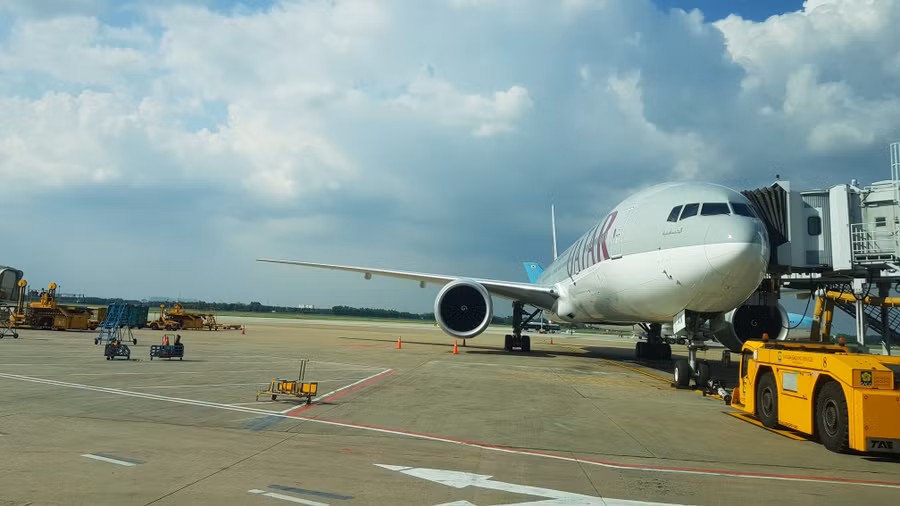 Máy bay đỗ tại khu bay Tân Sơn Nhất - Ảnh minh họa.