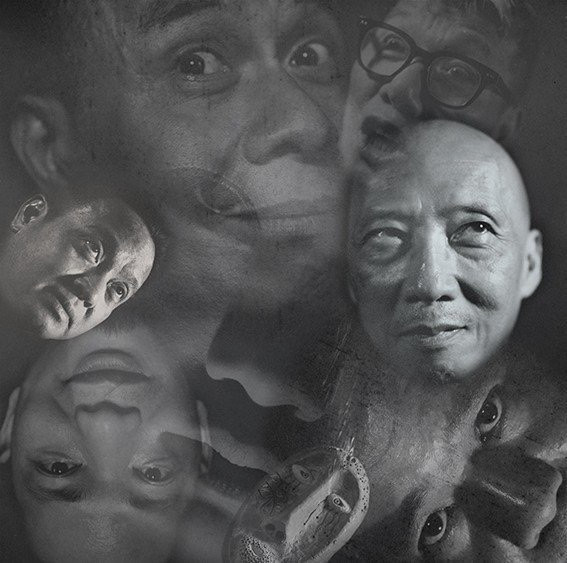 Tác phẩm “Chồng hình 3”. Tác phẩm “Chồng hình 3”.