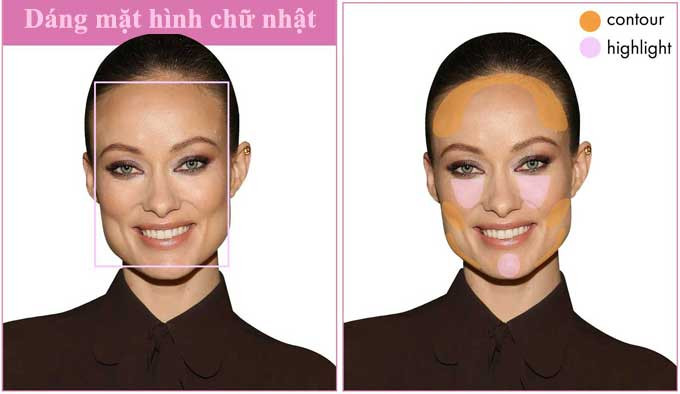 Cách trang điểm tạo khối chuẩn cho từng dáng mặt - 2