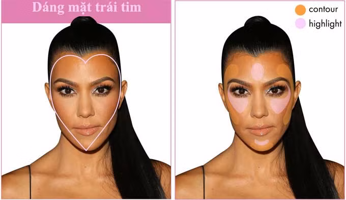 Cách trang điểm tạo khối chuẩn cho từng dáng mặt - 5