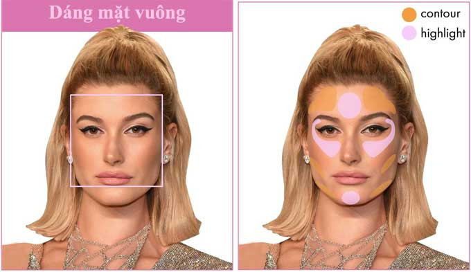Cách trang điểm tạo khối chuẩn cho từng dáng mặt - 3