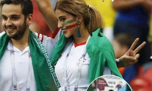 Nữ du khách Iran "gây bão" khi lộ ảnh xinh đẹp tại World Cup
