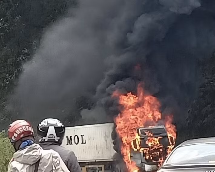 Hiện trường vụ cháy.