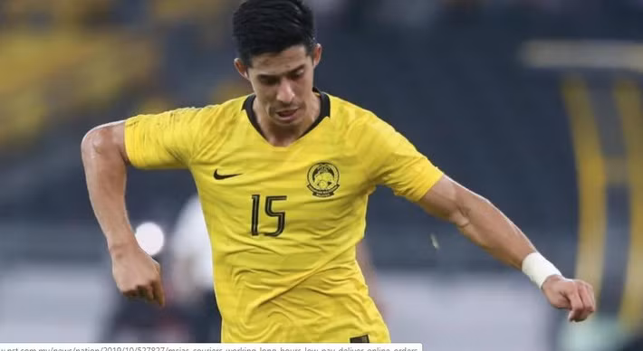 Cầu thủ Brendan Gan rất tự tin trước thềm trận đấu gặp Việt Nam