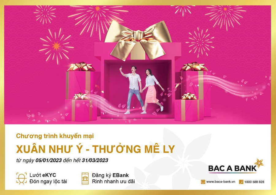 Đón xuân như ý – Nhận thưởng mê ly cùng BAC A BANK