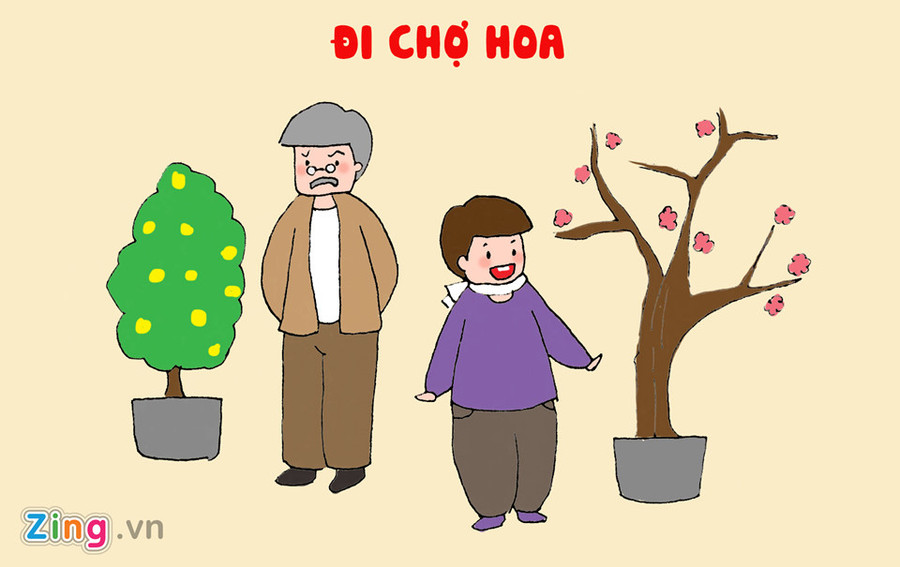 Vào những ngày cuối năm, khi thấy chợ hoa bắt đầu xuất hiện những chậu mai, chậu quất hay cành đào là ta biết Tết đã đến thật gần rồi. 8 hoat dong