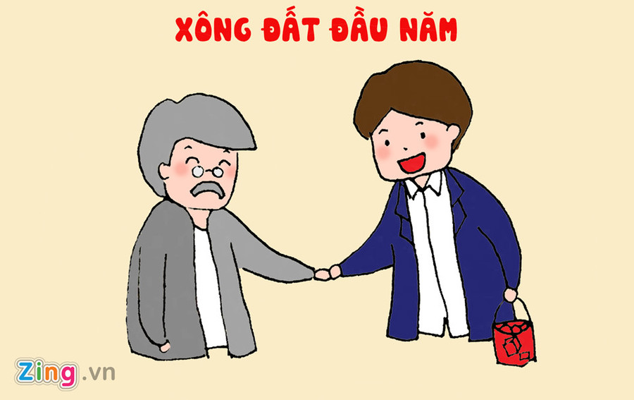 Đối với nhiều gia đình Việt, tục xông đất (hay đạp đất) đầu năm mang một ý nghĩa quan trọng. Họ tin rằng mùng 1 mọi chuyện suôn sẻ thì cả năm sẽ được an lành, nhiều điều may mắn, vạn sự như ý. 8 hoat dong