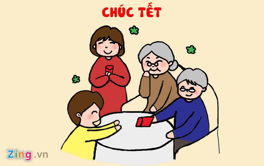 Không chỉ là khoảng thời gian để các thành viên trong gia đình đoàn tụ sau một năm làm việc, Tết còn là dịp con cháu bày tỏ lòng thành kính đến bậc sinh thành, gửi đến họ những lời chúc tốt đẹp, ý nghĩa nhất. 8 hoat dong