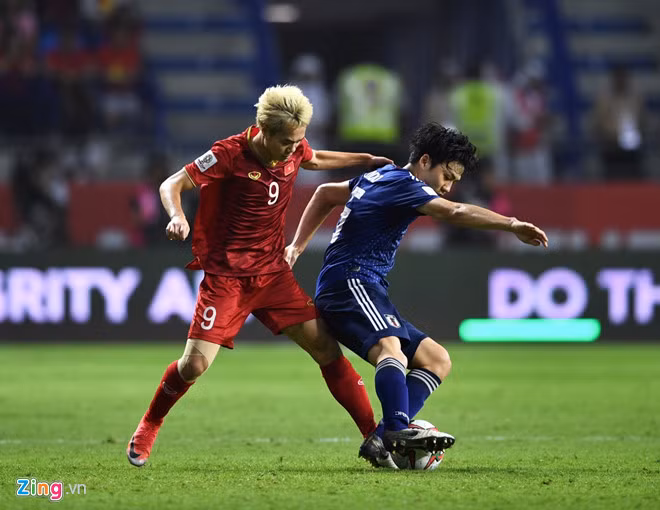 Đội tuyển Việt Nam nhận thất bại tối thiểu trước Nhật Bản ở tứ kết. Ảnh:Thuận Thắng.