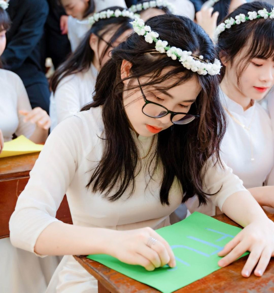 Nữ sinh Nguyễn Mai Anh nuôi ước mơ sẽ chinh phục Trường ĐH Ngoại thương trong năm 2022.