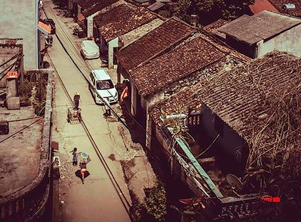 Phố cổ Phó Bảng giờ nhà cổ xen lẫn nhà hiện đại Phố cổ Phó Bảng giờ nhà cổ xen lẫn nhà hiện đại