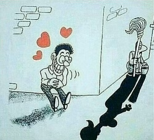 Tình yêu mù quáng.