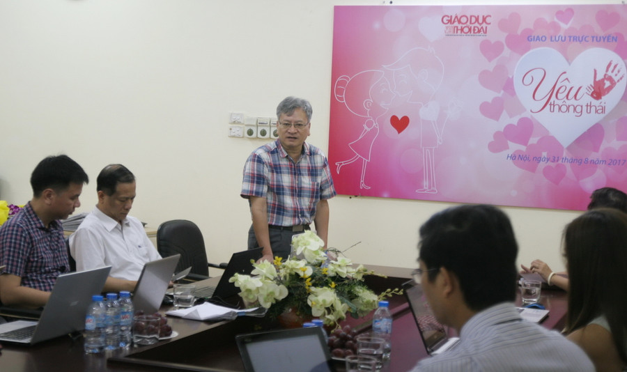 Phó Tổng biên tập Nguyễn quốc Chính phát biểu khai mạc