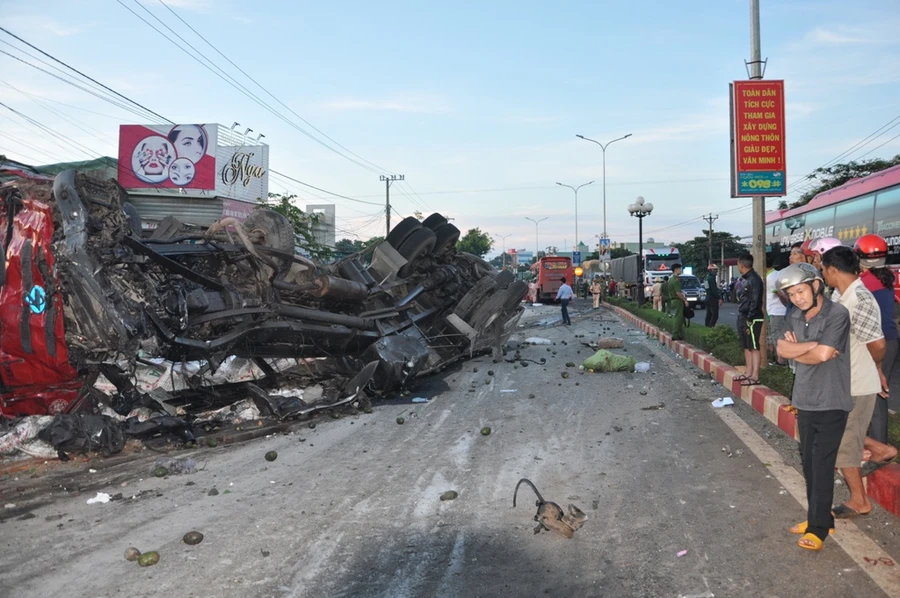 Hiện trường vụ tai nạn