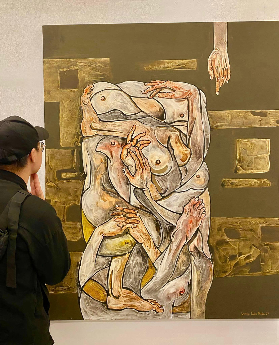 Lương Lưu Biên đã tạo một phong cách riêng trong miêu tả cơ thể người.