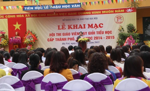 Hà Nội: Khai mạc Hội thi giáo viên giỏi cấp Tiểu học