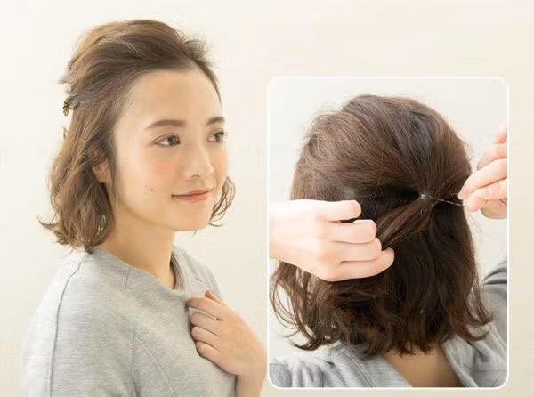 Tóc ngắn cũng có nhiều cách biến tấu duyên dáng.