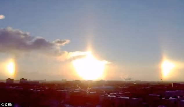 3 mặt trời bỗng dưng xuất hiện cùng một lúc ở Nga ảnh 4