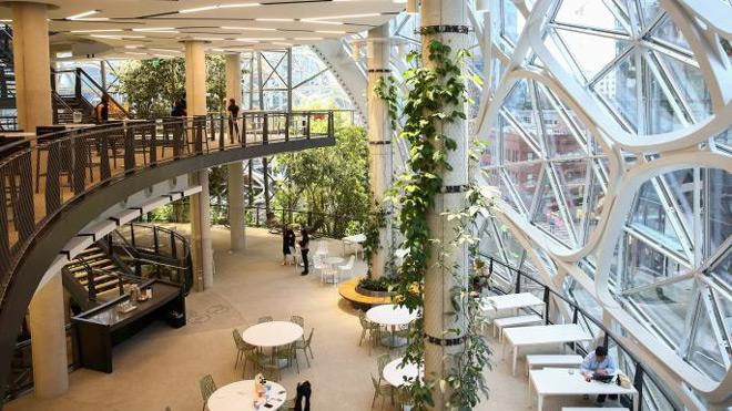 Khám phá tòa nhà làm việc của tỷ phú giàu nhất thế giới Jeff Bezos ảnh 3 kham pha toa nha lam viec cua ty phu giau nhat the gioi - 3