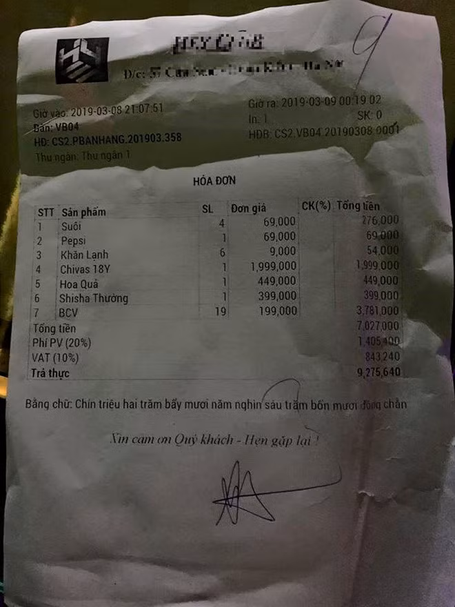 Co gai di bar cung ban trai moi quen, bi bo lai voi hoa don 9 trieu hinh anh 3 