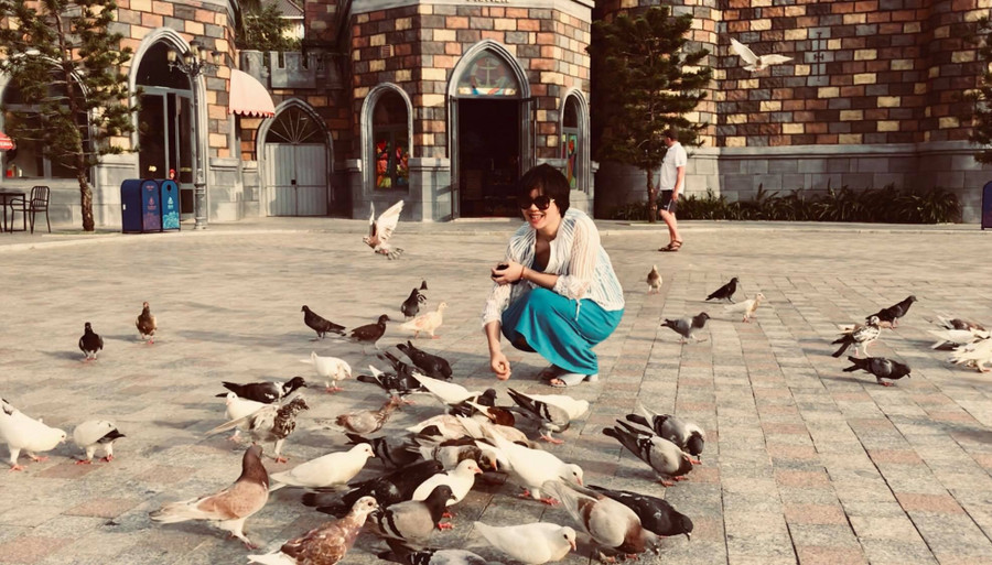 Hình ảnh đời thường cực chất của MC Diễm Quỳnh ảnh 7 Nhung hinh anh doi thuong cuc chat cua MC Diem Quynh hinh anh 7