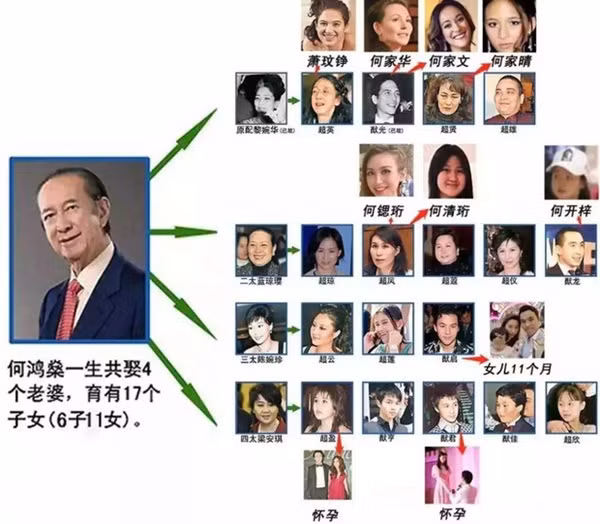 Cuộc chiến gia sản phụ thuộc rất lớn vào tài năng của dàn con cái.