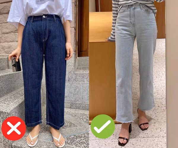4 sai lầm khi diện quần jeans, biến chị em thành "top mặc xấu chốn công sở" ảnh 3