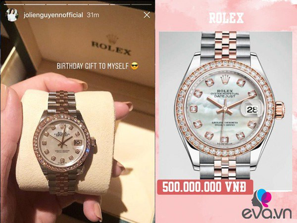Nàng Hoa hậu mê mẩn chiếc đồng hồ hơn 500 triệu đính kim cương và ngọc trai từ Rolex. Nàng Hoa hậu mê mẩn chiếc đồng hồ hơn 500 triệu đính kim cương và ngọc trai từ Rolex.