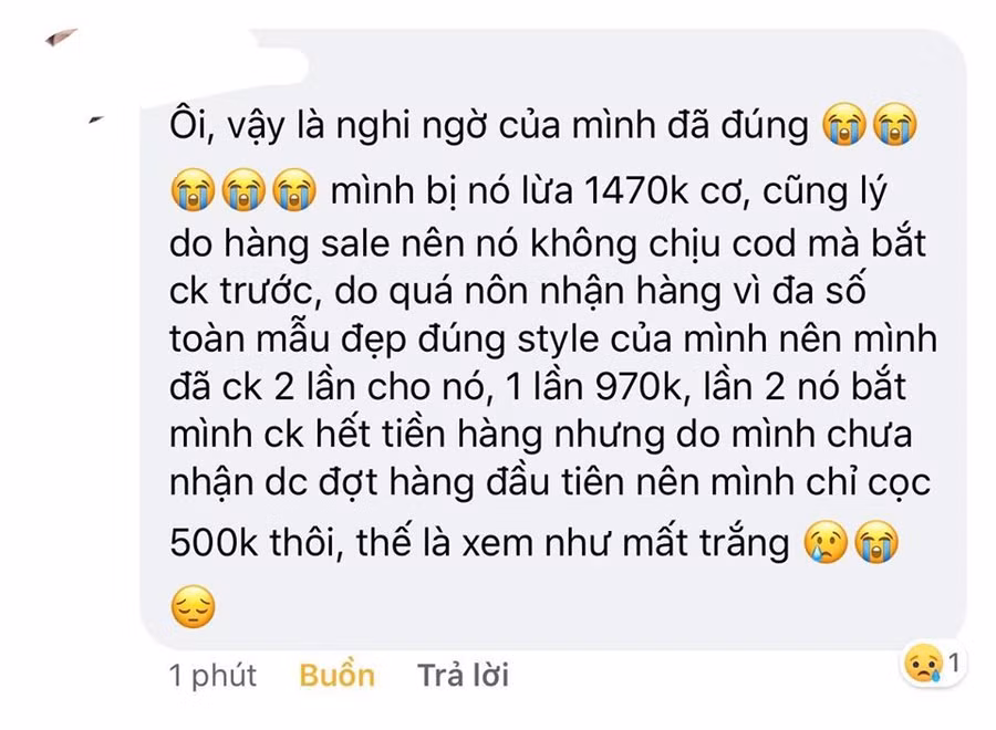 Có người bị lừa đến 2 lần