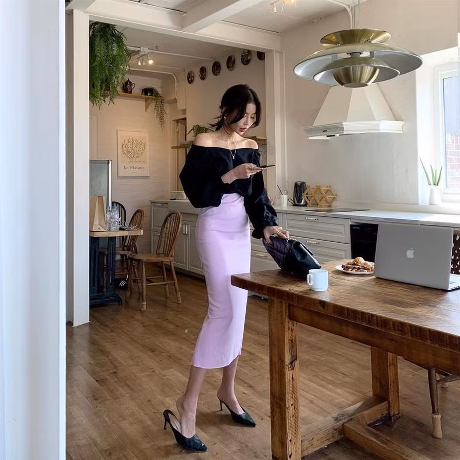 5 kiểu chân váy gái Hàn đang diện nhiều nhất, chị em sắm hết thì không bao giờ có chuyện mặc xấu-1