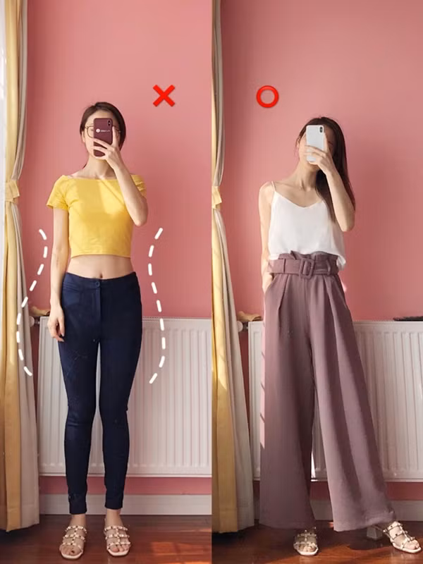 Chân vòng kiềng đừng mặc quần skinny mà hãy kết thân với kiểu quần và chân váy này-2