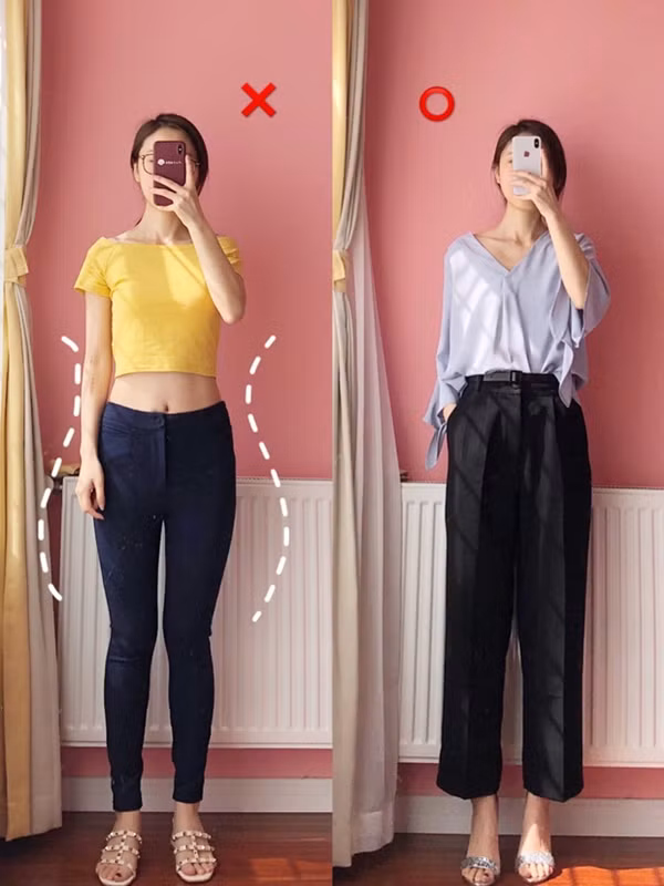 Chân vòng kiềng đừng mặc quần skinny mà hãy kết thân với kiểu quần và chân váy này-3