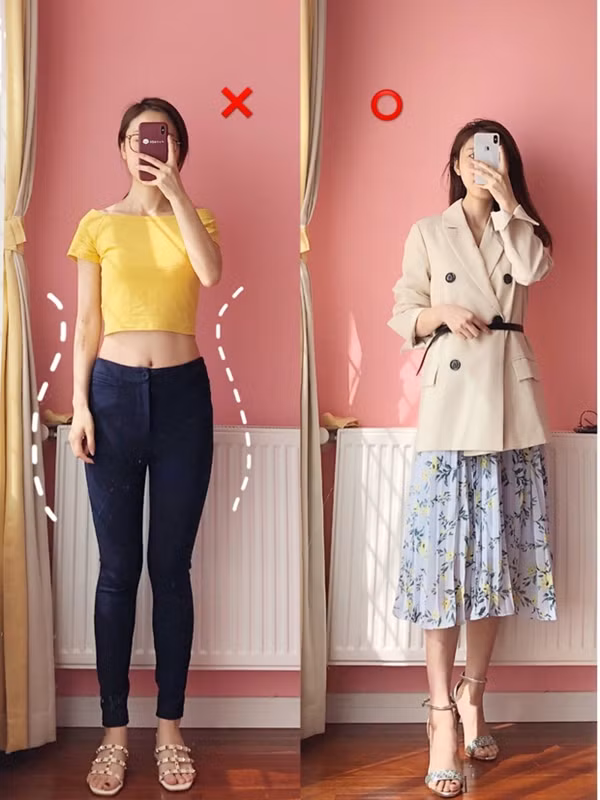 Chân vòng kiềng đừng mặc quần skinny mà hãy kết thân với kiểu quần và chân váy này-5