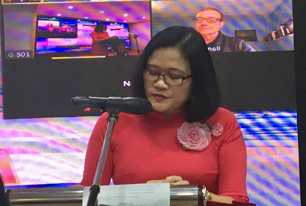 TS. Doãn Thị Mai Hương – Phó Hiệu trưởng Trưởng nhà trường phát biểu khai mạc hội thảo. TS. Doãn Thị Mai Hương – Phó Hiệu trưởng Trưởng nhà trường phát biểu khai mạc hội thảo.