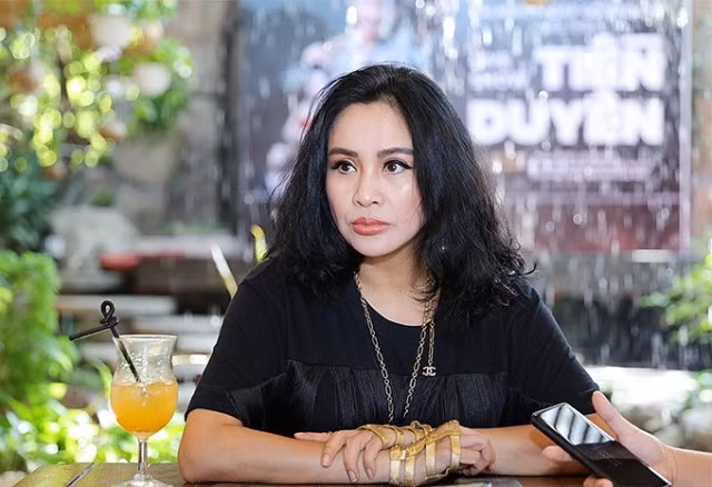 Thanh Lam bên lề cuộc họp báo giới thiệu liveshow của nhạc sĩ Nguyễn Vĩnh Tiến diễn ra ngày 22/10.