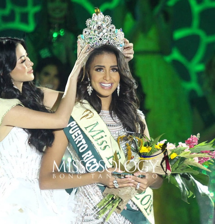 Nhan sắc tựa nữ thần của tân Hoa hậu Trái đất 2019 ảnh 1 Cận cảnh nhan sắc ngọt ngào của tân Miss Earth 2019.