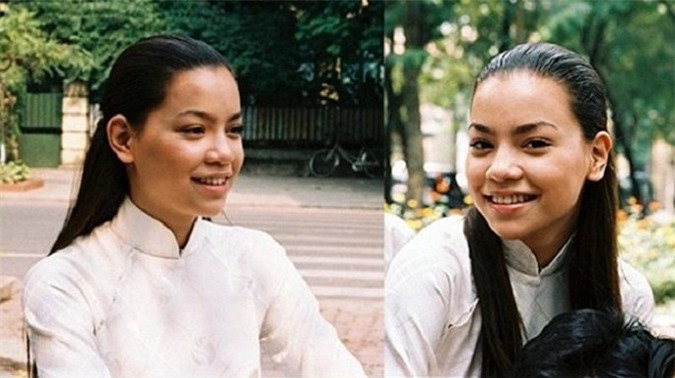 Nhan sắc khác một trời một vực của Hồ Ngọc Hà thời ‘Hoa cỏ may’ 17 năm trước ảnh 2 Gap lai Ho Ngoc Ha thoi ‘Hoa co may’ 17 nam truoc hinh anh 3